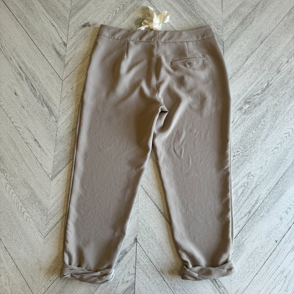 Aritzia | Wilfred Allant Pant in Taupe Grey - Size 12 - Picture 5 of 11